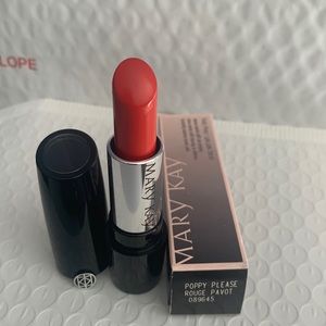 Mary Kay lipstick gel semi-mate poppy please new